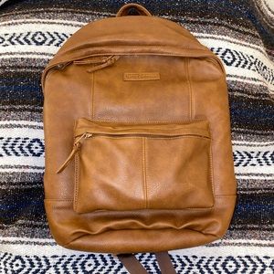 EUC James Campbell Faux Leather Backpack